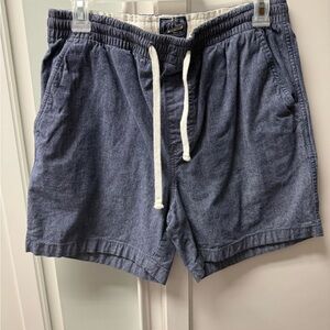 J. Crew Blue Athletic Shorts with Elastic Waistband